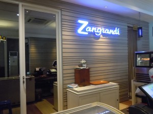 Zangrandi ice cream store