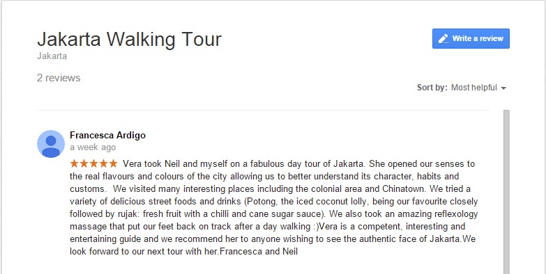 jakarta tour reviews