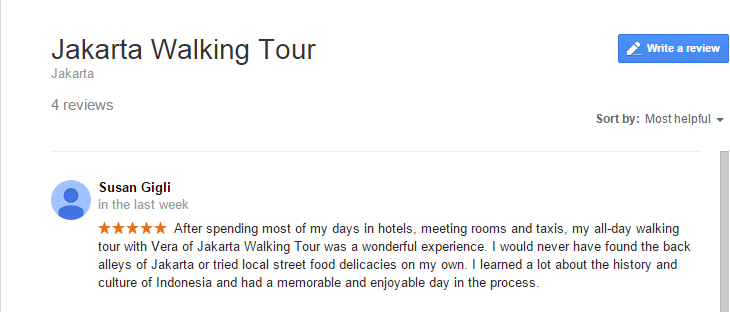 Jakarta Tour Review