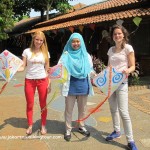 Playing Kite in Jakarta